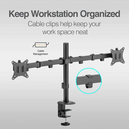 Doble soporte de Escritorio 32" para Monitor Argom