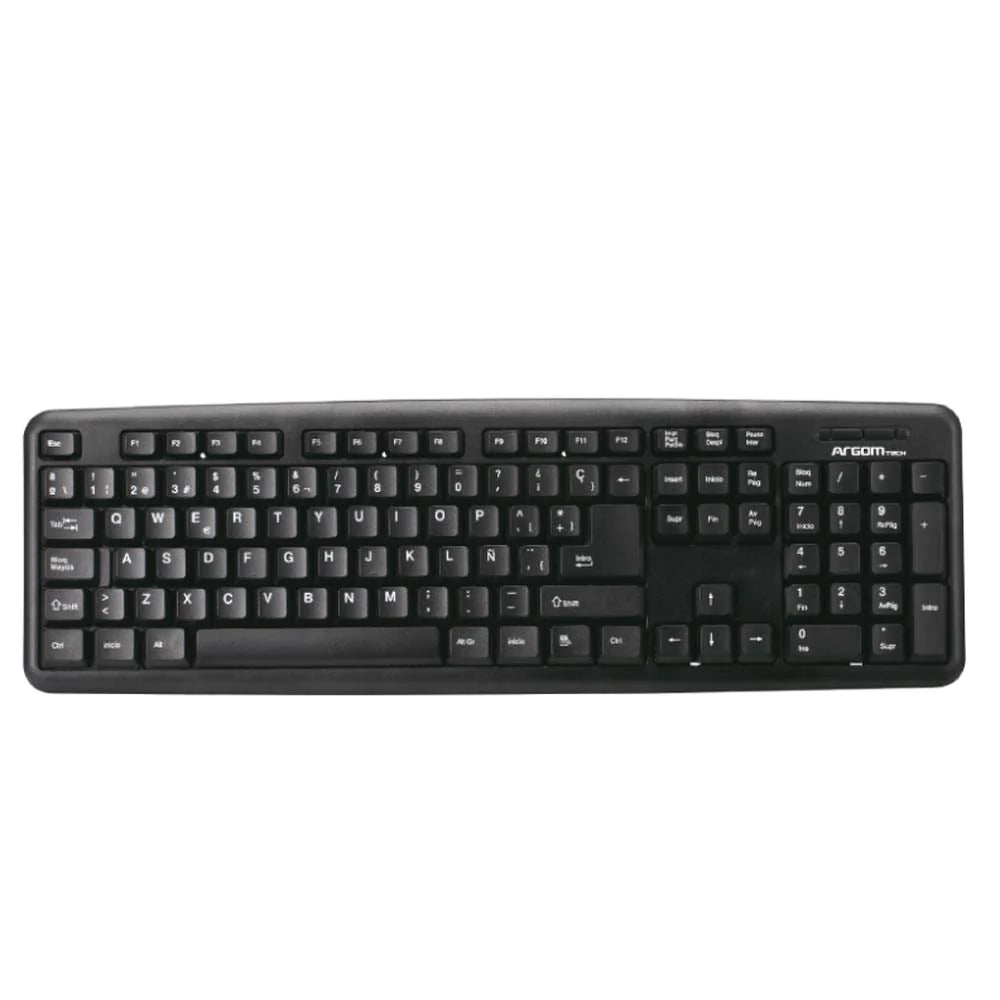 Teclado Clásico en Español/Inglés USB Argom